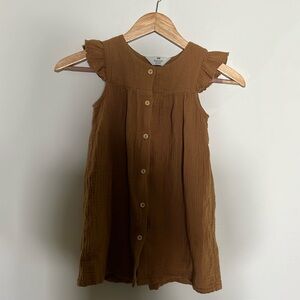 Flutter sleeve double weave H&M dress